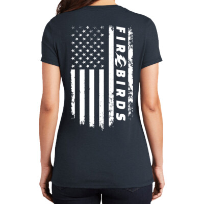 Ladies Triblend - Salute Service - Navy shirt Thumbnail