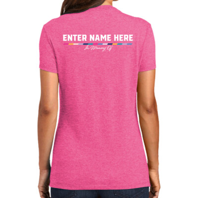 Ladies Triblend - Tackle Cancer - colored shirts - In Memory of Thumbnail