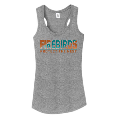 Ladies Triblend Racerback Tank - Protect the Nest Thumbnail