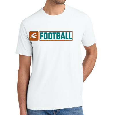 Adult Triblend - Firebirds Logo Football - Teal Thumbnail