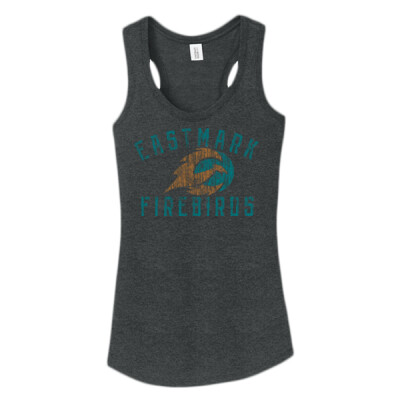 Ladies Triblend Racerback Tank - Weathered Firebirds Thumbnail