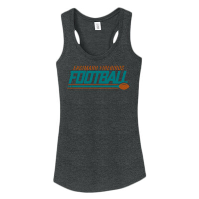 Ladies Triblend Racerback Tank - Firebirds "Thrown" Football Thumbnail