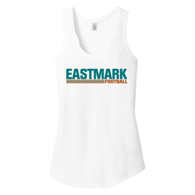 Ladies Triblend Racerback Tank - Linear Eastmark Football Thumbnail