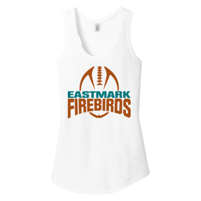 Ladies Triblend Racerback Tank - Eastmark Firebirds Teal/Orange Thumbnail