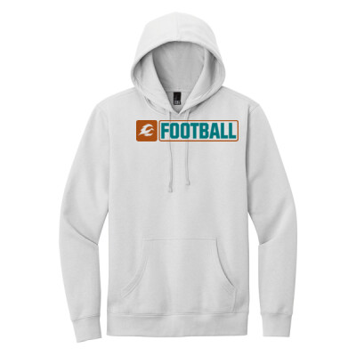 Adult District Fleece Hoodie - Firebirds Logo Football - Teal Thumbnail