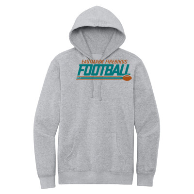 Adult District Fleece Hoodie - Firebirds "Thrown" Football Thumbnail