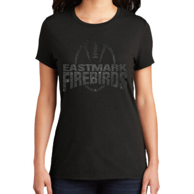 Ladies Triblend - Blackout Glitter Thumbnail