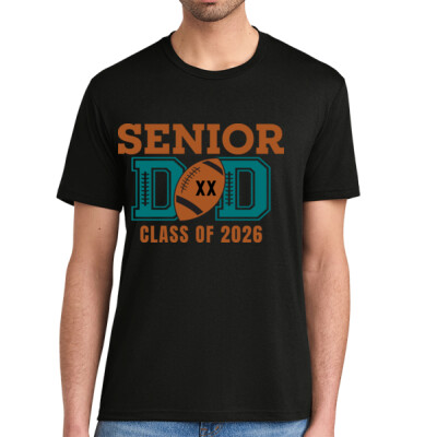 Unisex Senior Dad T-shirt - with player number on ball Thumbnail