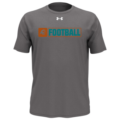 Under Armour Tech T-shirt - Firebirds Logo Football - Teal Thumbnail