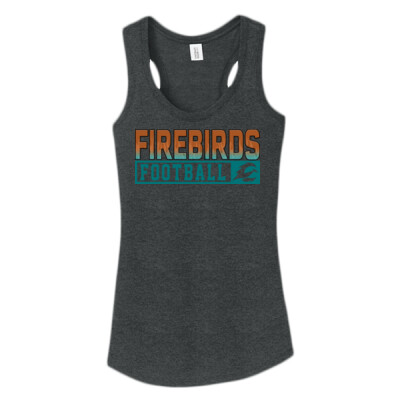 Ladies Triblend Racerback Tank - Firebirds Football Gradient Thumbnail