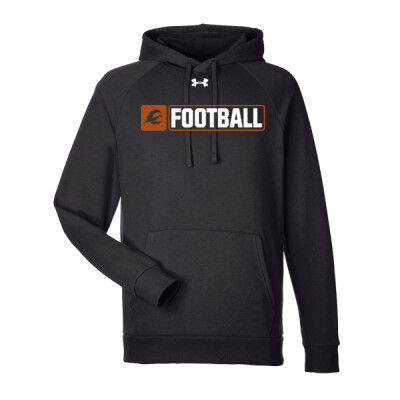 Adult Under Armour Fleece Hoodie - Firebirds Logo Football - White Thumbnail