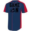 B3VP Youth Full-Button Baseball Jersey Thumbnail