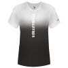 Women's V-Neck Ombre T-Shirt Thumbnail