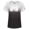 Women's V-Neck Ombre T-Shirt Thumbnail