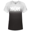 Women's V-Neck Ombre T-Shirt Thumbnail